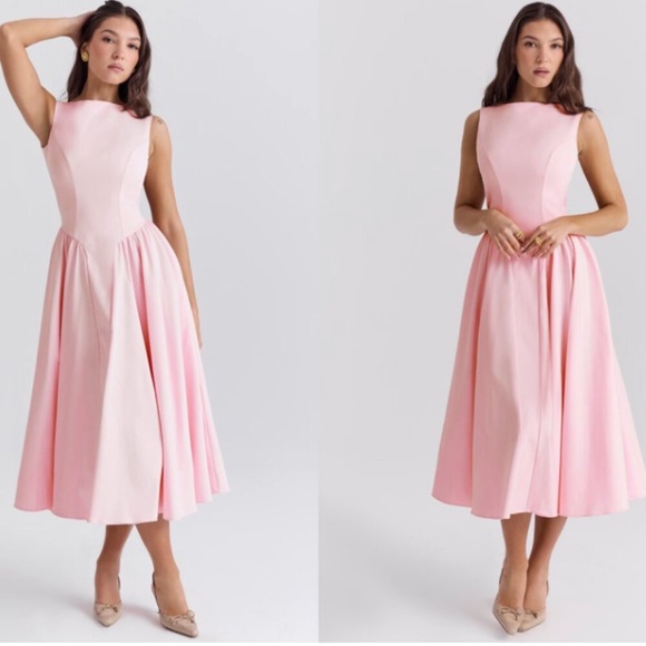 House of CB 👗 Cindy Dress - Pale Rosette - Picture 2 of 10